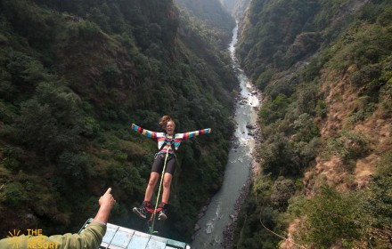 Bungy Jumping At Bhotekoshi
